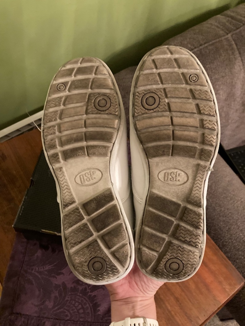 DSI Velocity White Marching Shoes - Picture 5 of 7